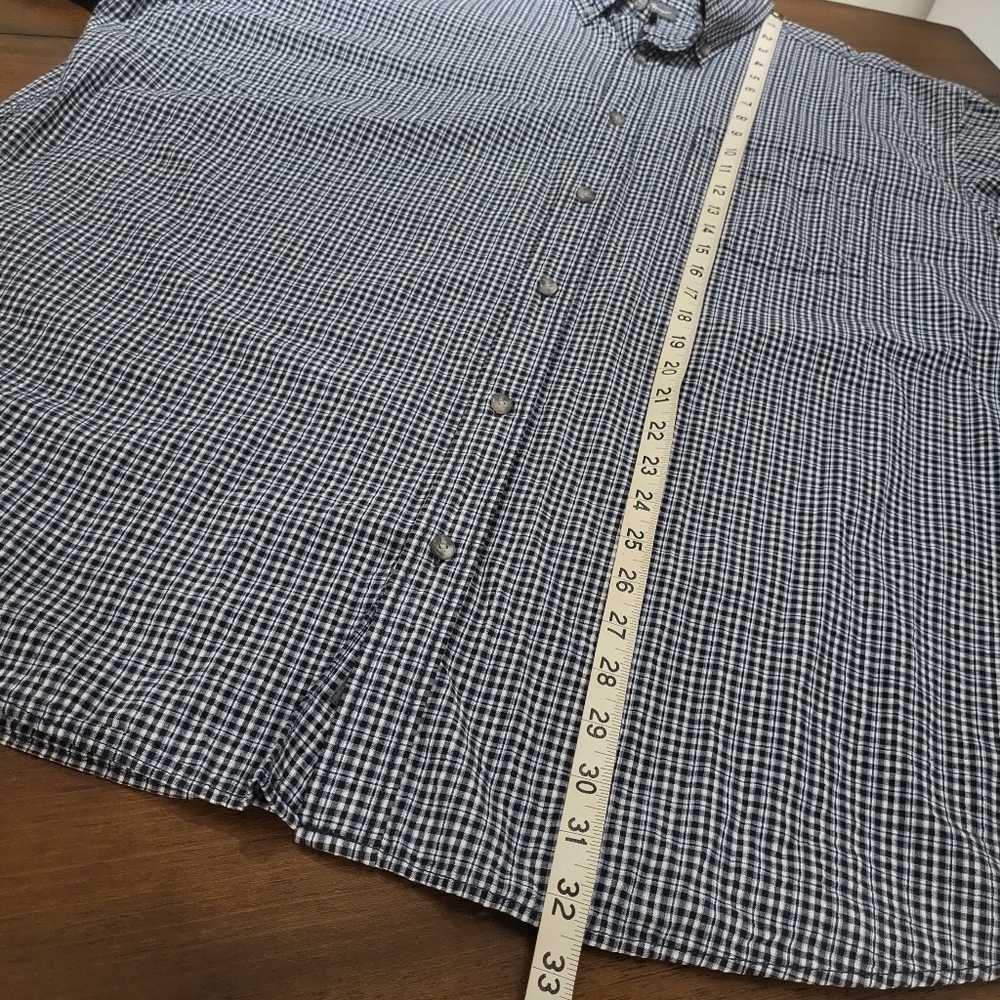 Eddie Bauer Short Sleeve Plaid Button Down Shirt - Picture 7 of 10